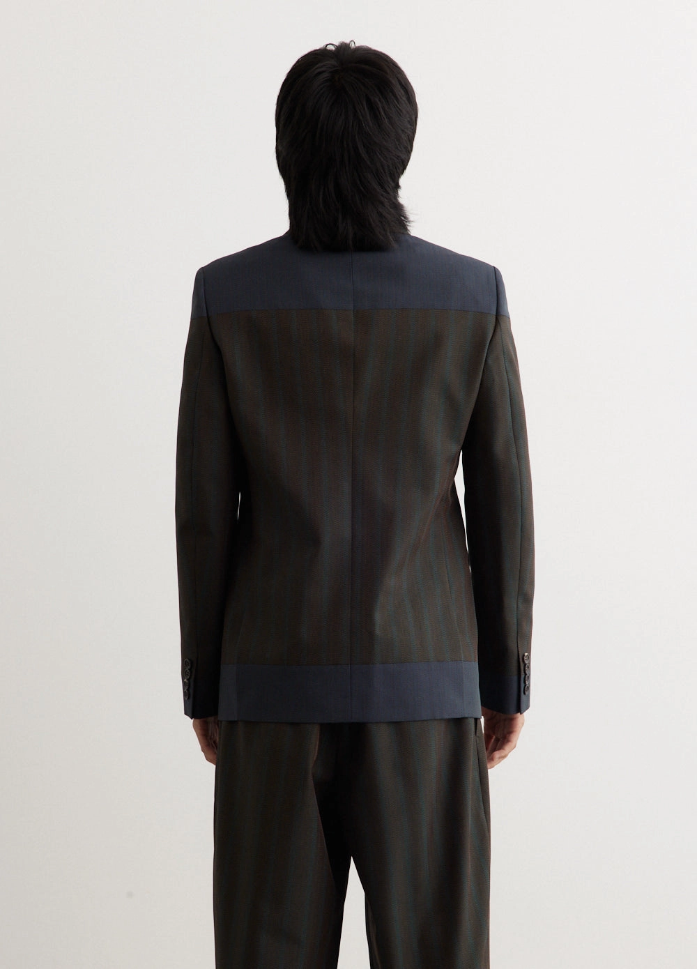 Stripe Blocked Jacket