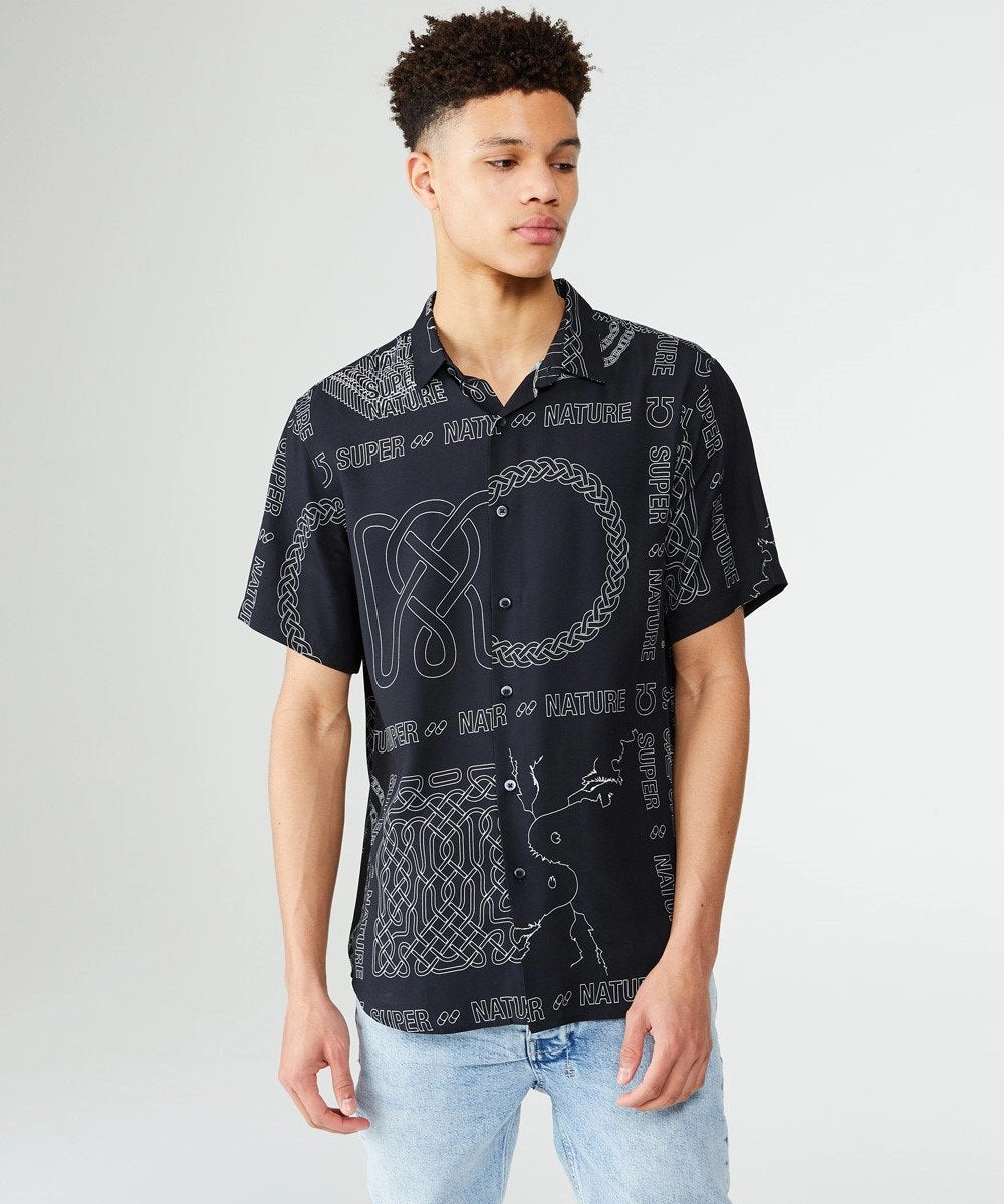 SUPER NATURE SS SHIRT BLACK
