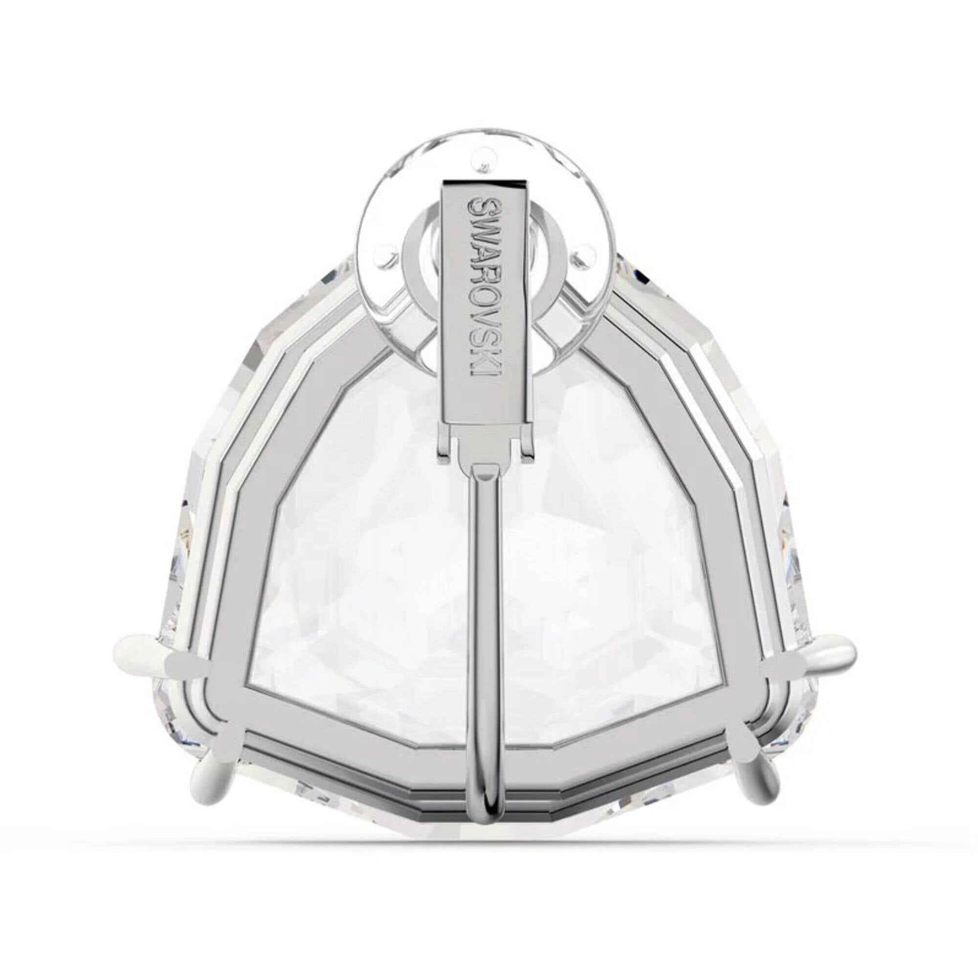 Swarovski Women's Clip Earring - Mesmera Single Clear Triangle Cut Crystal | 5600752