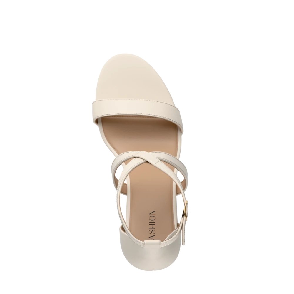 The Sandal - Ivory Leather