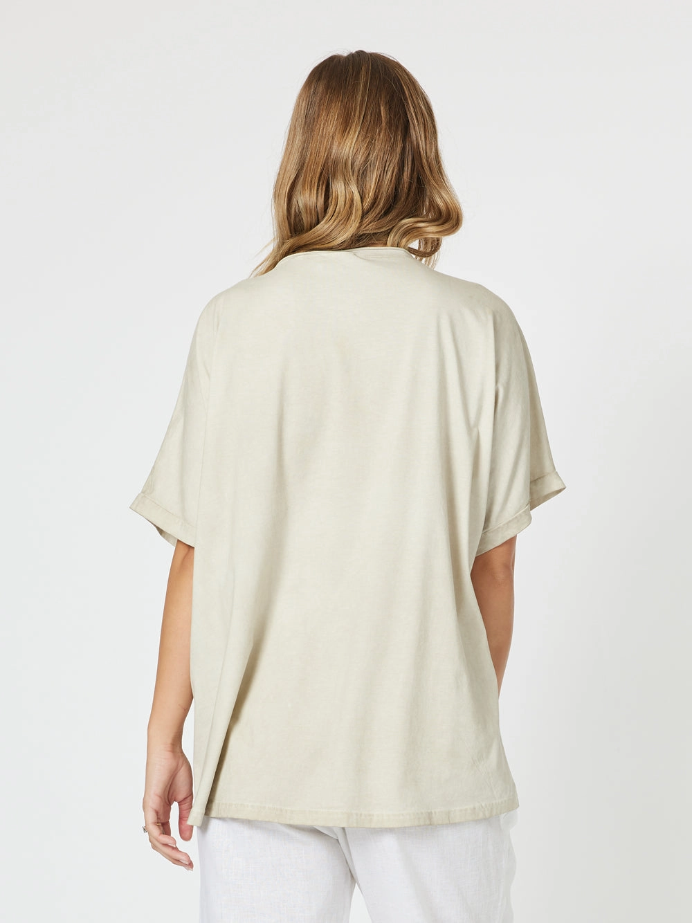 Threadz Hearts Tee Stone