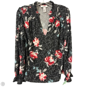 Top Long Sleeve By White House Black Market In Black, Size: S