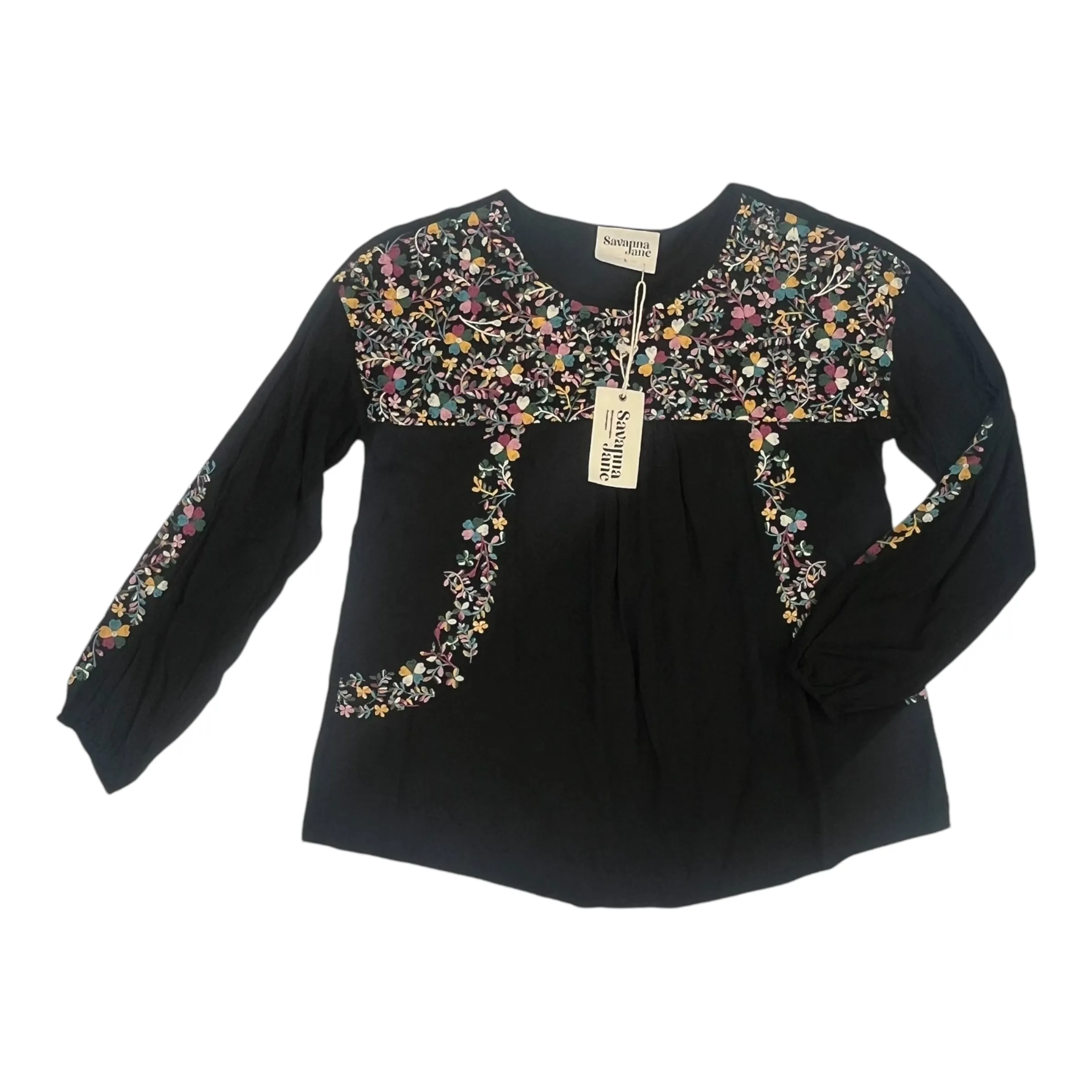 Top Ls By Savanna Jane In Black, Size:L