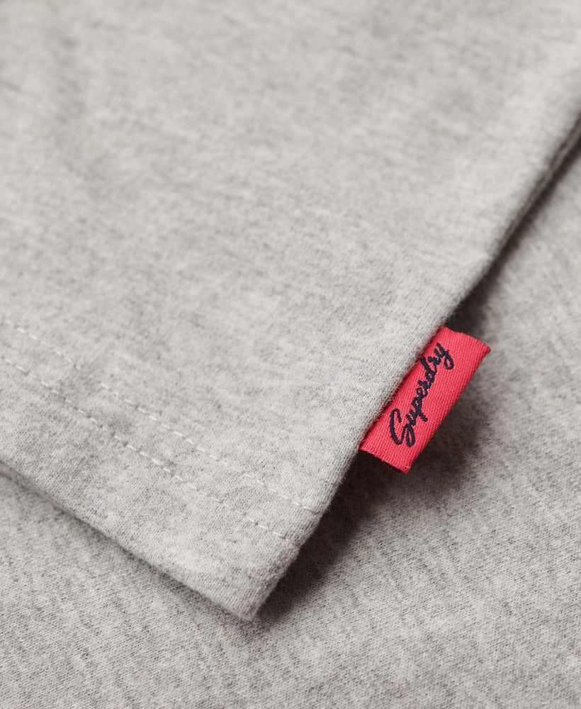Travel Souvenir Relaxed Tee | Pumice Stone Beige Marle
