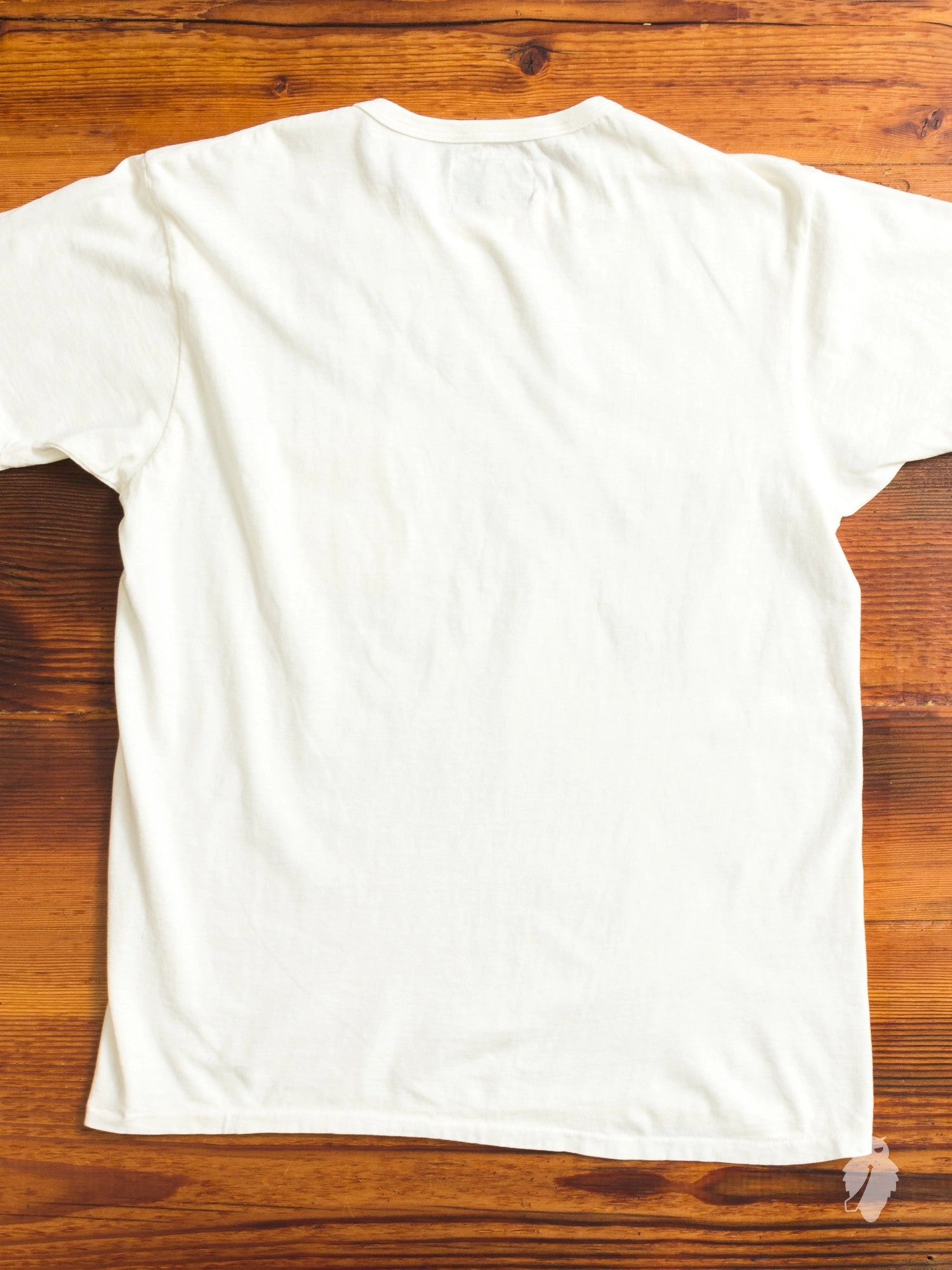 Tube Knit Pocket T-Shirt in White