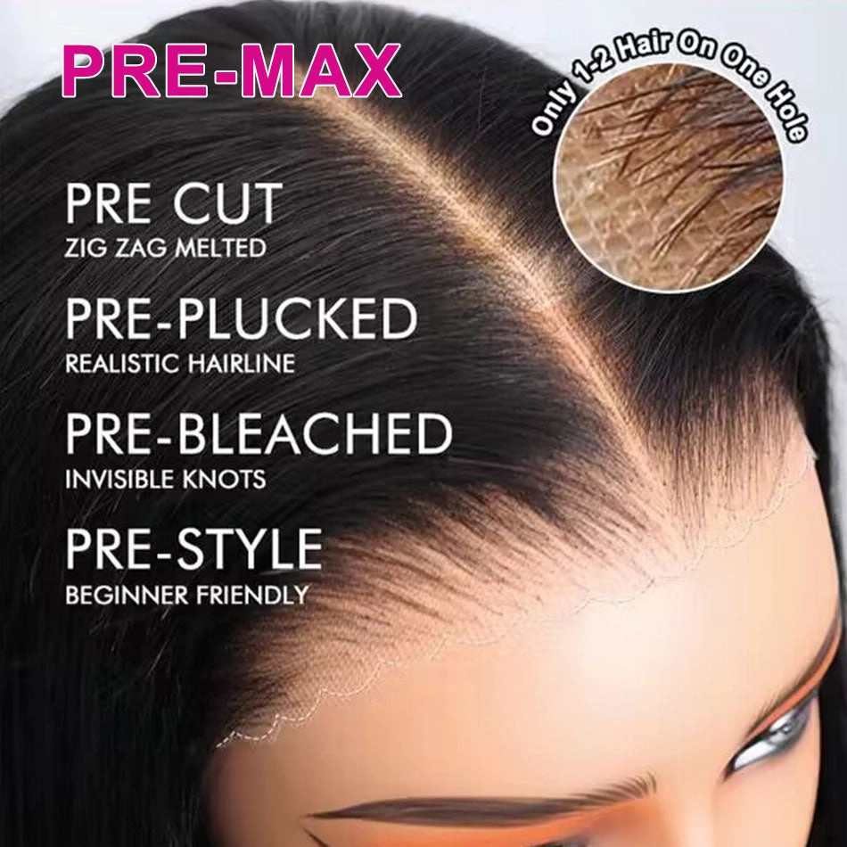Tuneful Ready To Wear M-Cap 9x6 Pre Max Part Max Lace Jerry Curly Glueless Wigs