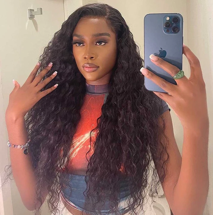 Tuneful Transparent 13x6 Lace Front Human Hair Wigs Raw Indian Water Wave Wigs