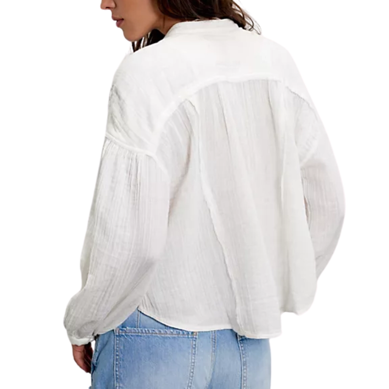 Valley Double Cloth Shirt Ivory