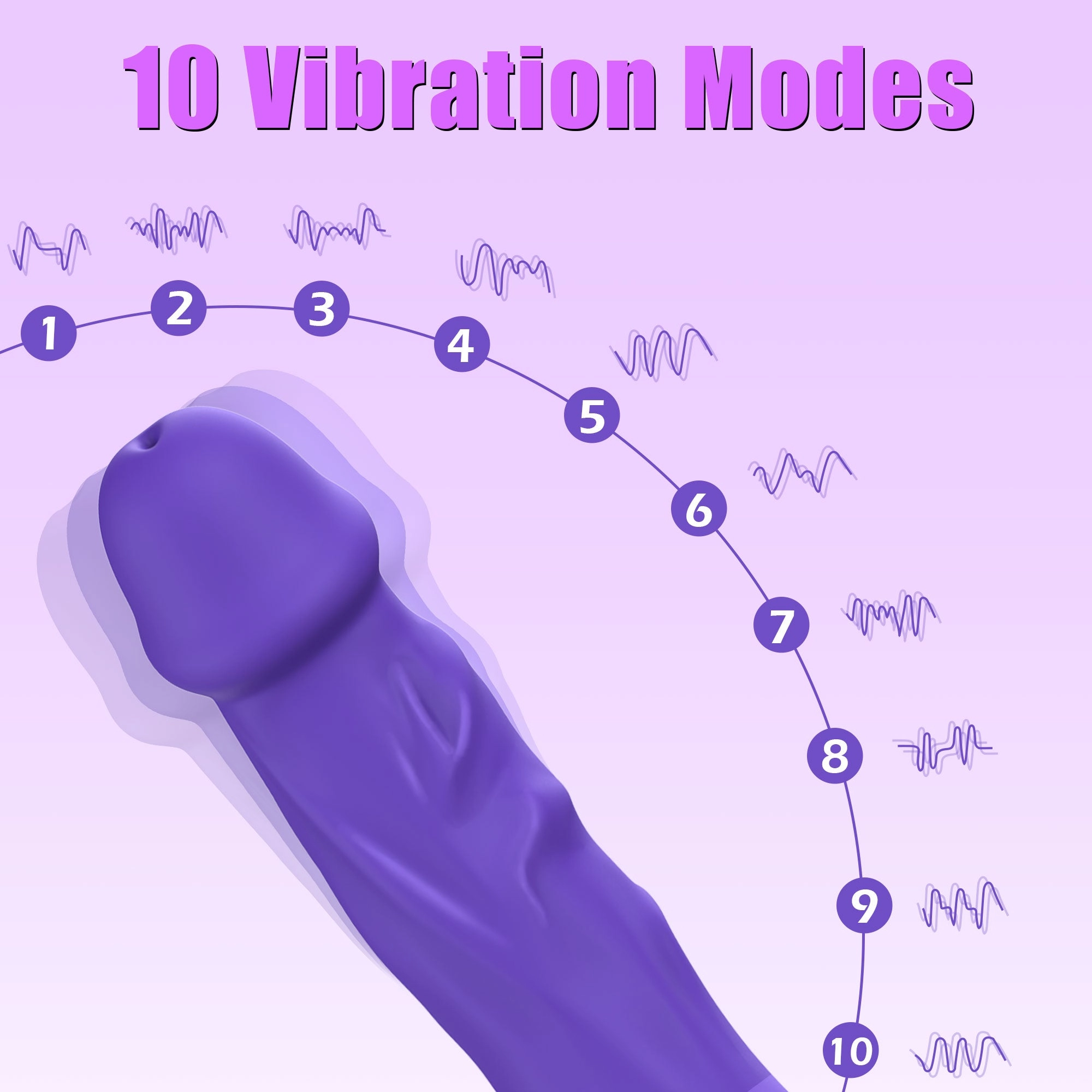 Vibrating Dildo With Heating Function