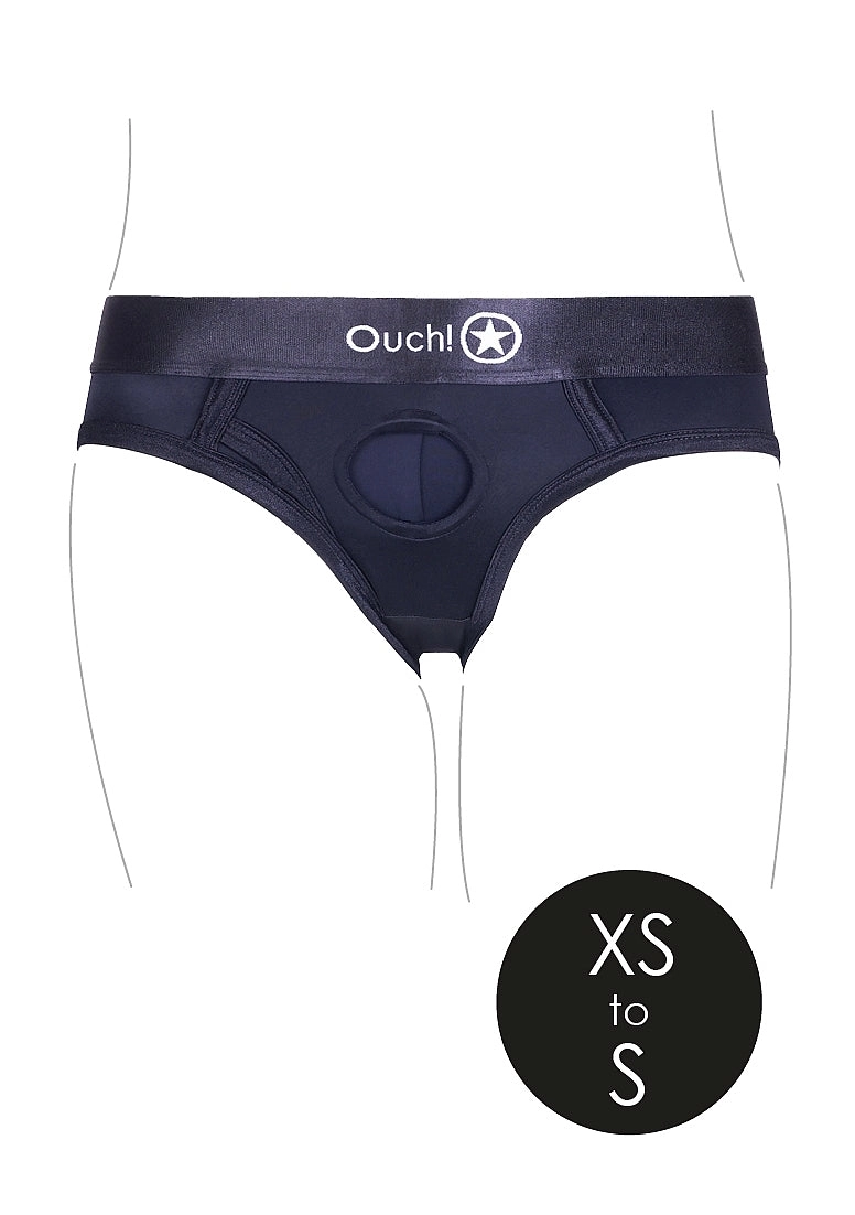 Vibrating Strap-on High-cut Brief