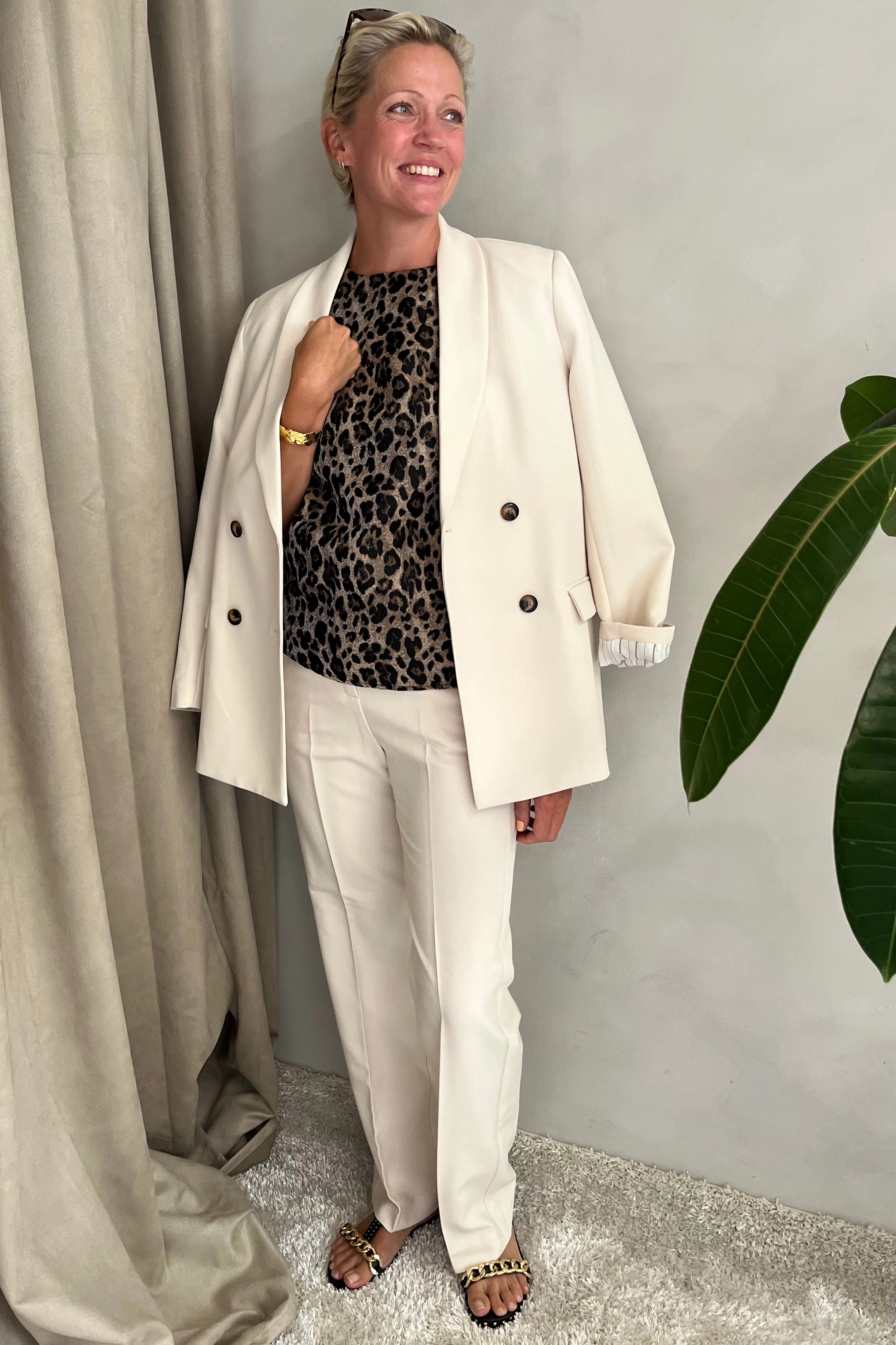 Vola Oversize Blazer | Bone | Blazer fra Co'couture