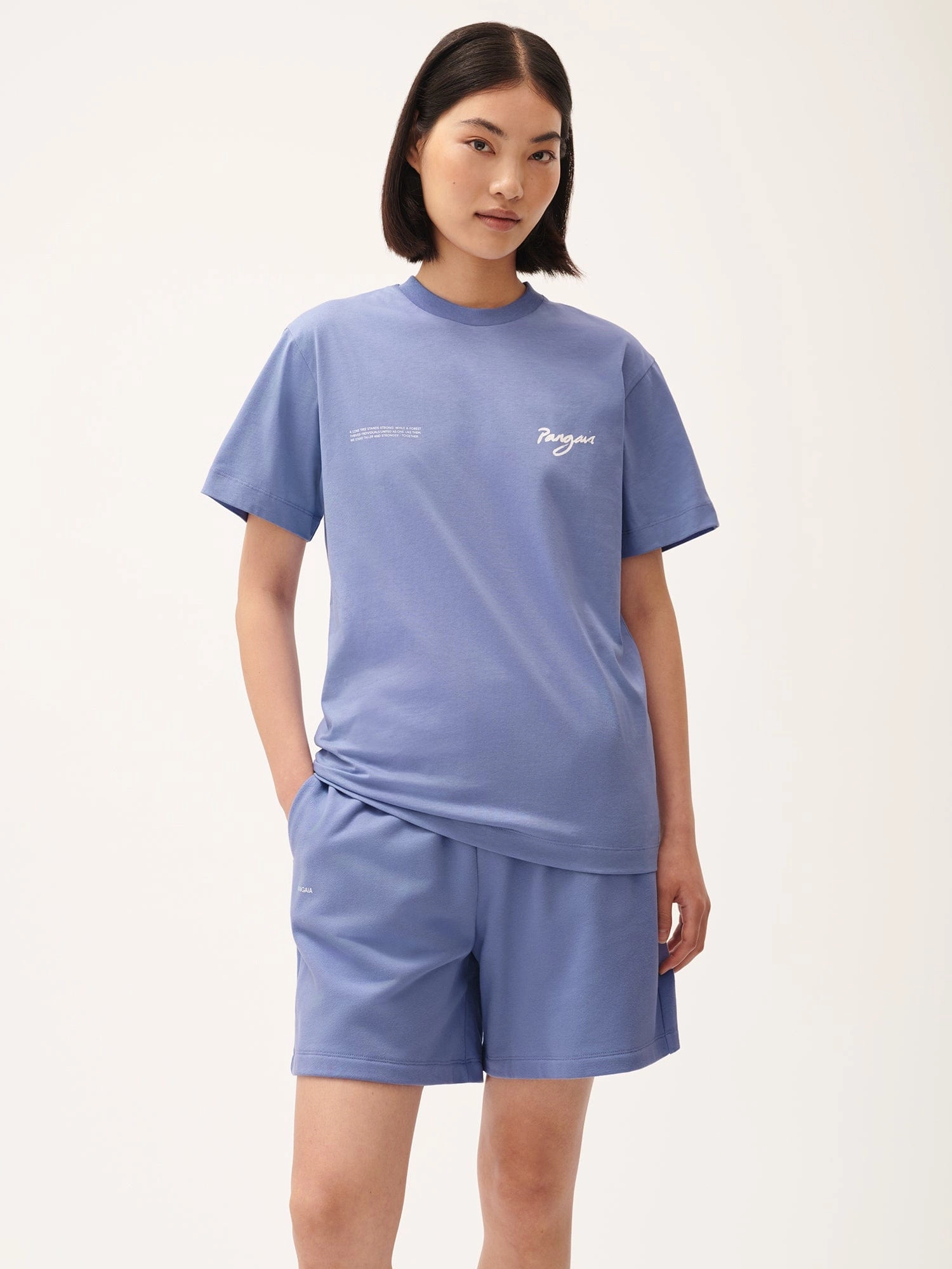 Womens One Forest Graphic T-Shirt—Aster purple