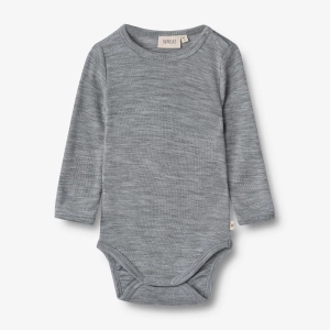 Wool Body L/S Lucca - melange grey