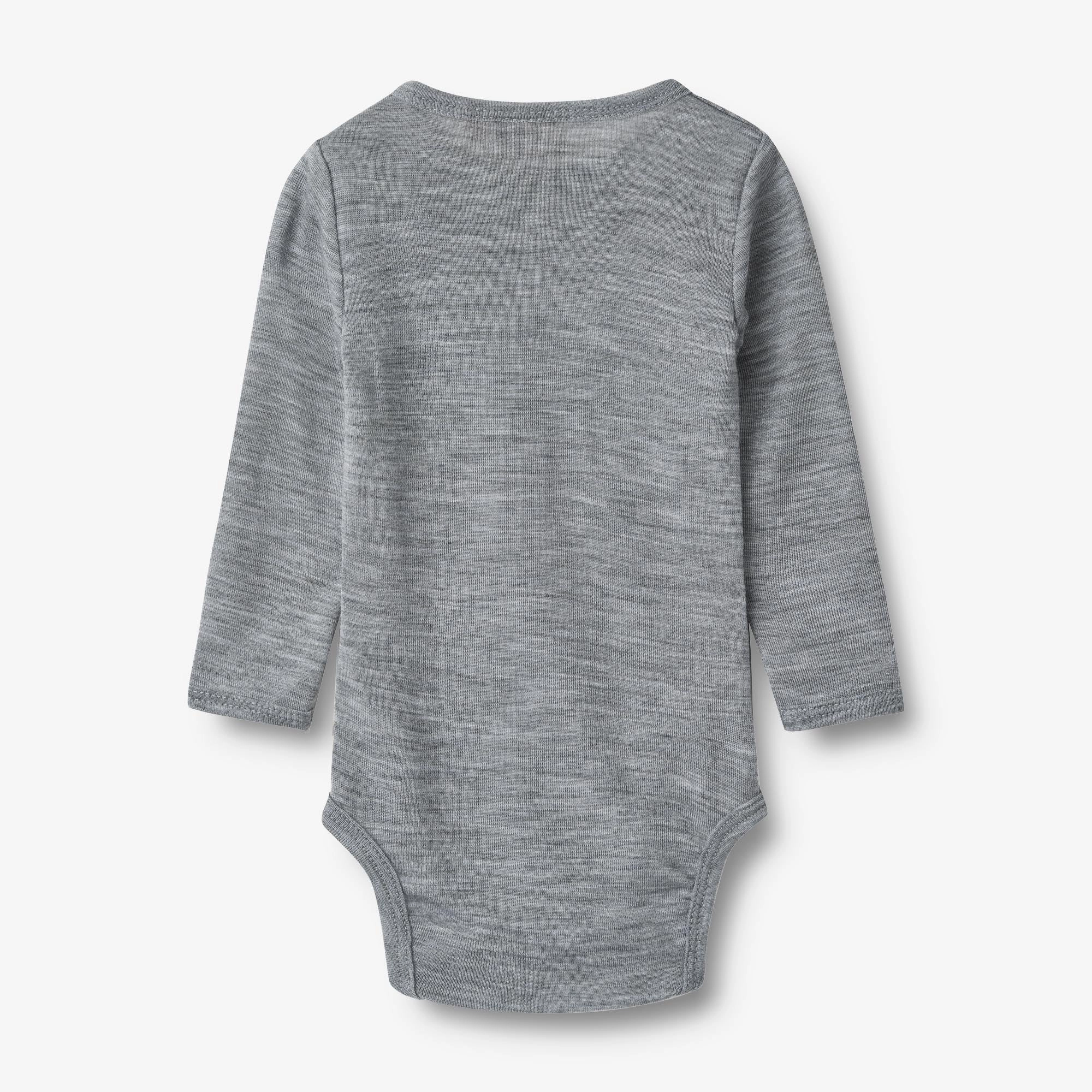 Wool Body L/S Lucca - melange grey