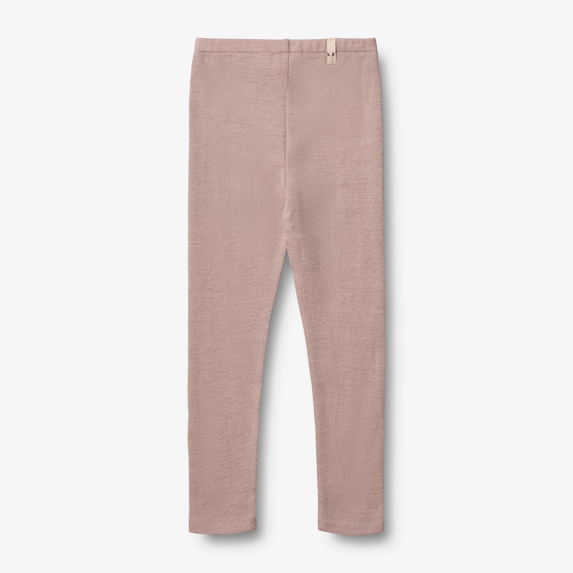 Wool Leggings - dark powder