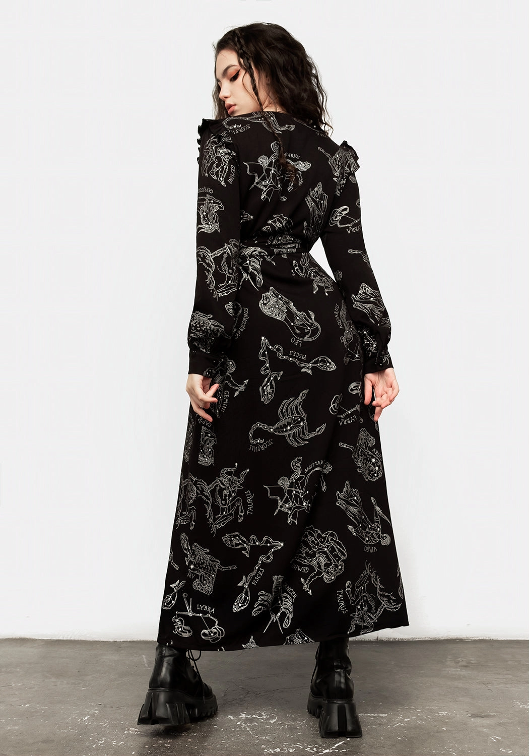Zodiac Maxi Wrap Dress